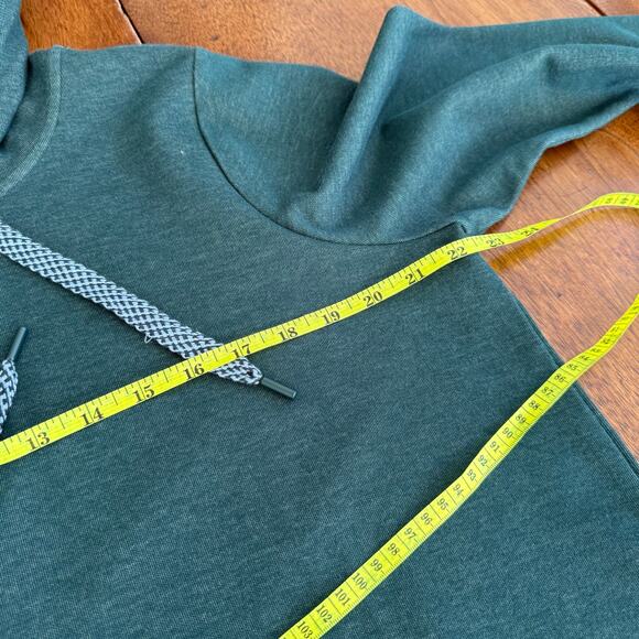 J. Jill Dark Teal  Hoodie Dress - Picture 15 of 16